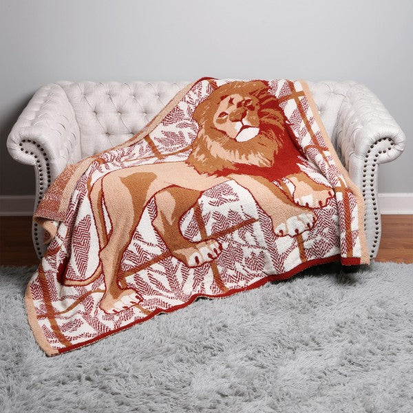 Lux Animal Print Blanket