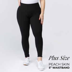 Plus Size Black Leggings