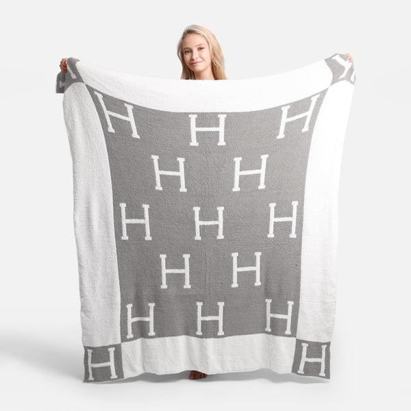 H is for Home Lux Blanket