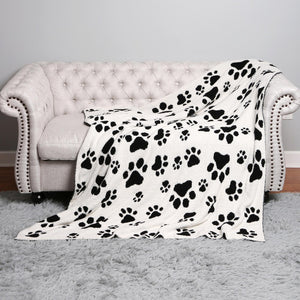 Paw Print Lux Blanket