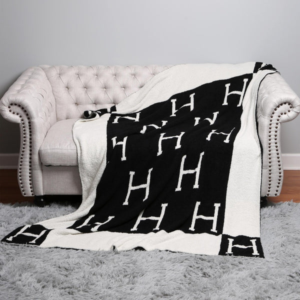 H is for Home Lux Blanket