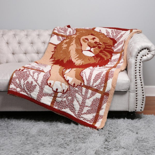 Lux Animal Print Blanket