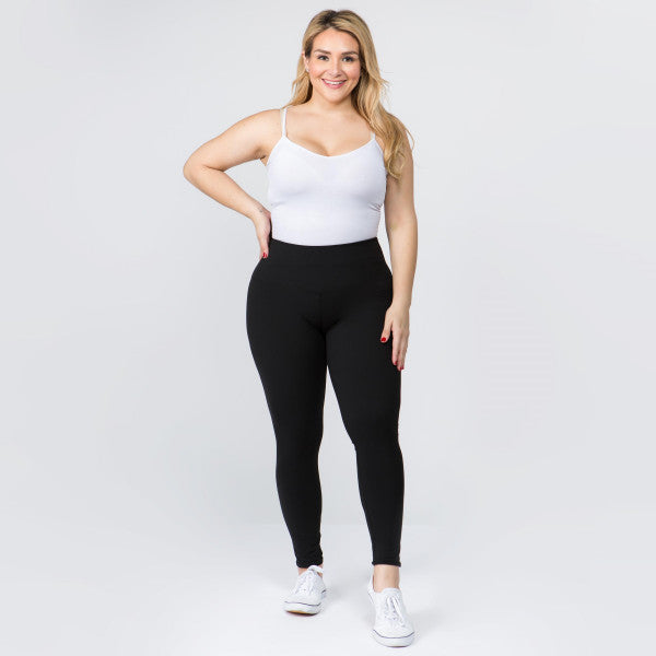 Plus Size Black Leggings