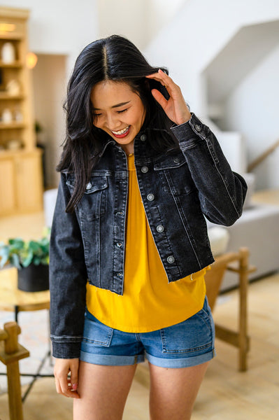 Charlie Cropped Denim Jacket