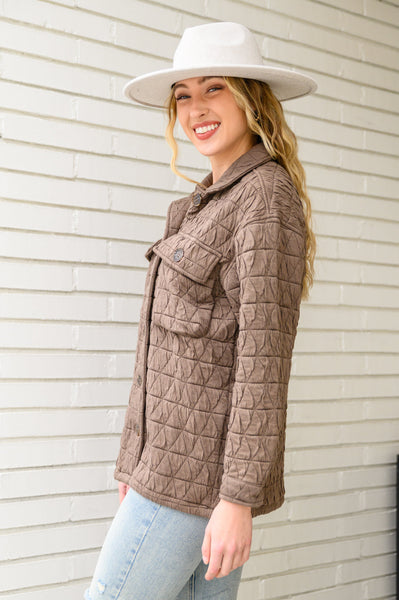 Coming Back Home Jacket in Mocha