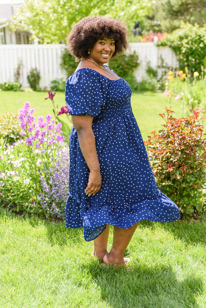 Sunday Market Dress in Blue