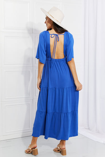 My Muse Flare Sleeve Tiered Maxi Dress