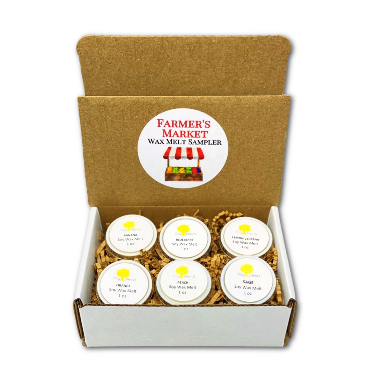 Farmer's Market 1 oz Wax Melt Sampler - Oily BlendsFarmer's Market 1 oz Wax Melt Sampler