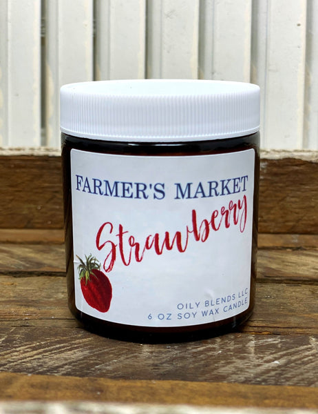 Farmer's Market Candles - 25 Hour Burn Time Soy Wax Candles - Oily BlendsFarmer's Market Candles - 25 Hour Burn Time Soy Wax Candles