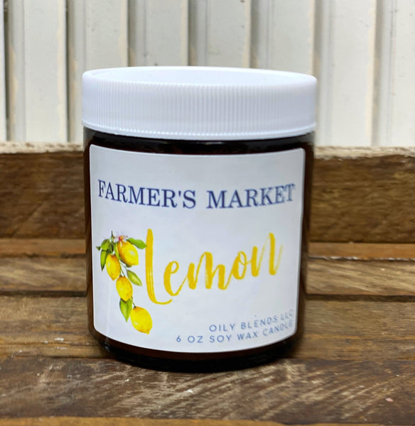 Farmer's Market Candles - 25 Hour Burn Time Soy Wax Candles - Oily BlendsFarmer's Market Candles - 25 Hour Burn Time Soy Wax Candles
